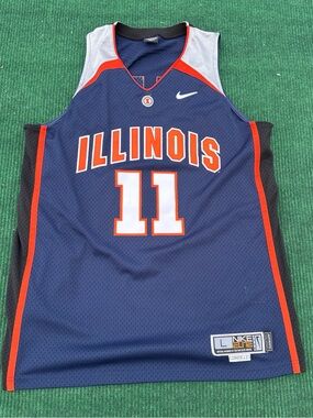 Illinois Fighting Illini Basketball College-NCAA Nike Dee Brown Jersey #11 Men’s